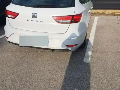 Usata Seat Leon 115 CV (84 kW) 2017 Bianco Station wagon