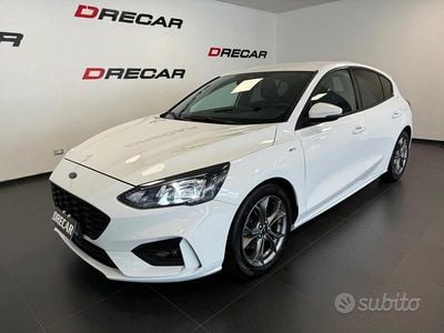 Usata Ford Focus ST-Line 125 CV (91 kW) 2020 Bianco Berlina