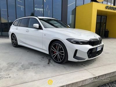 Usata BMW 320e M Sport 204 CV (150 kW) 2023 Bianco pastello Station wagon