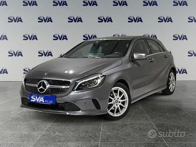 Usata Mercedes A180 109 CV (80 kW) 2017 Grigio Berlina
