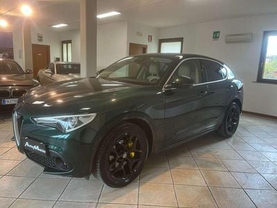 Usata Alfa Romeo Stelvio Ti 210 CV (154 kW) 2020 Verde visconti SUV