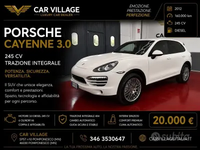 Usata Porsche Cayenne 245 CV (180 kW) 2012 Bianco SUV
