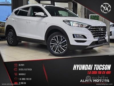 Usata Hyundai Tucson 116 CV (85 kW) 2021 Bianco SUV
