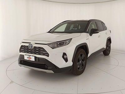 Usata Toyota RAV4 Hybrid Style 218 CV (160 kW) 2021 Bianco SUV