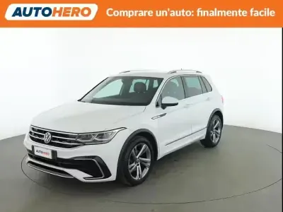 Gebraucht VW Tiguan R-line 150 PS (110 kW) 2021 Weiß SUV
