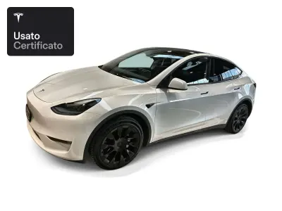 Usata Tesla Model Y Long Range AWD 258 kW (351 CV) 2022 Pearl white multicoat SUV