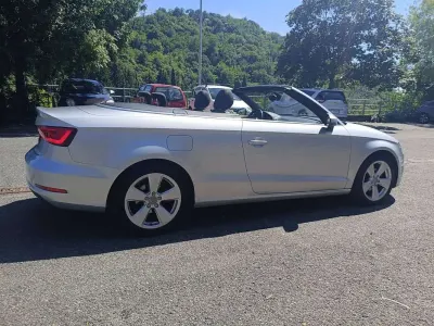 Usata Audi A3 Cabriolet Ambition 140 CV (102 kW) 2014 Argento Cabrio