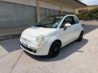 Usata Fiat 500 Lounge 69 CV (50 kW) 2009 Bianco Cabrio