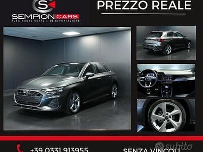 Nuova Audi A3 S-Line 150 CV (110 kW) 2025 Grigio Berlina