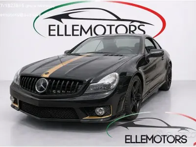 Usata Mercedes SL63 AMG AMG 525 CV (386 kW) 2008 Obsidian black Cabrio