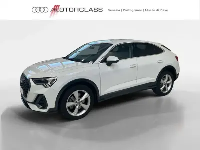 Usata Audi Q3 Sportback Business Plus 190 CV (139 kW) 2020 2y bianco ghiacciaio metallizz SUV