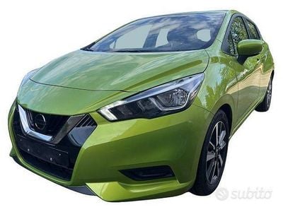 Usata Nissan Micra Acenta 90 CV (66 kW) 2017 Verde Utilitaria