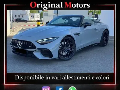 Usata Mercedes SL43 AMG Premium Plus 381 CV (280 kW) 2023 Vernice uni grigio alpino Cabrio