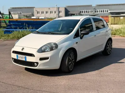 Usata Fiat Punto Lounge 75 CV (55 kW) 2015 Bianco Utilitaria
