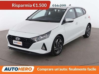 Usata Hyundai i20 101 CV (74 kW) 2021 Bianco Berlina