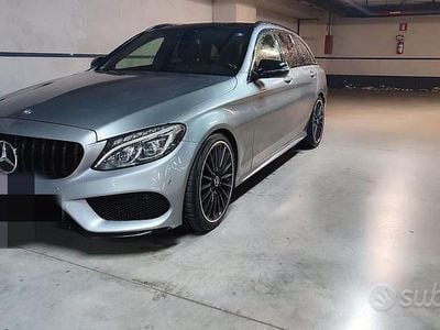 Usata Mercedes C220 AMG line 170 CV (125 kW) 2016 Grigio Station wagon