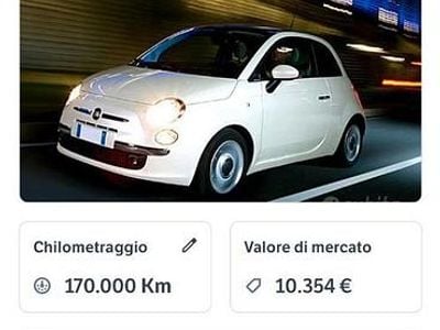 Usata Fiat 500 Lounge 69 CV (50 kW) 2008 Bianco Utilitaria