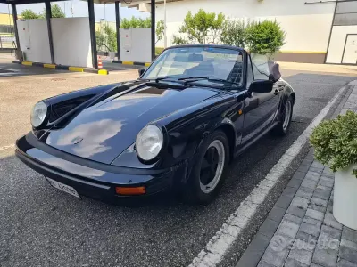 Usata Porsche 911SC 204 CV (150 kW) 1983 Nero Cabrio