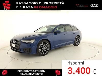Usata Audi A6 S-Line 299 CV (219 kW) 2024 Blu ascari metallizzato Station wagon