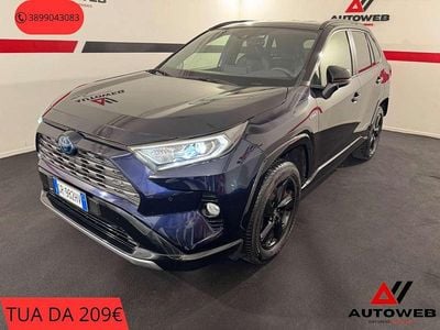 Usata Toyota RAV4 Hybrid Style 178 CV (130 kW) 2020 Blu/azzurro SUV