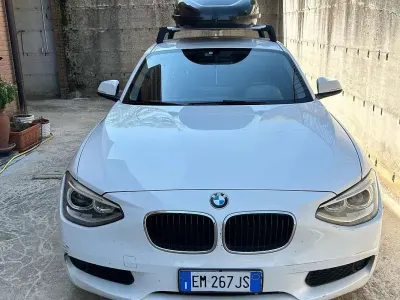 Usata BMW 114 Efficient Dynamics 102 CV (75 kW) 2012 Bianco Utilitaria