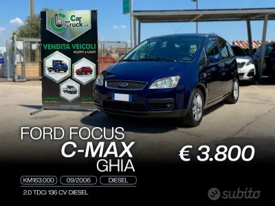 Usata Ford C-MAX Ghia 136 CV (100 kW) 2006 Bluazzurro Monovolume