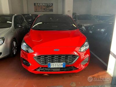 Usata Ford Focus ST-Line 125 CV (91 kW) 2019 Rosso Berlina