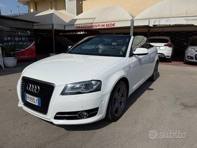 Usata Audi A3 Cabriolet S-Line 140 CV (102 kW) 2011 Bianco Cabrio
