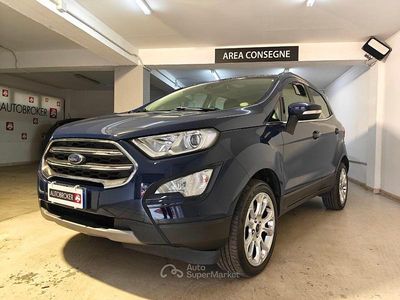 Usata Ford Ecosport Titanium 125 CV (91 kW) 2021 Blu SUV