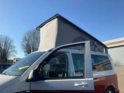 Usata VW California Beach 205 CV (150 kW) 2018 Bicolor rosso bianco Furgone