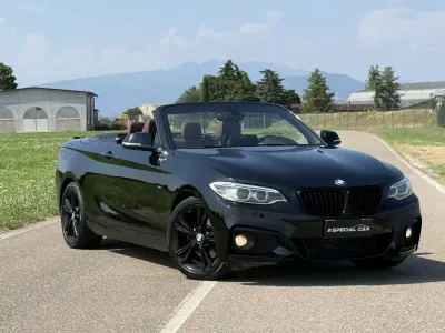 Usata BMW 220 M Sport 190 CV (139 kW) 2015 Nero Cabrio