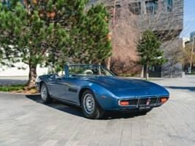 Usata Maserati Ghibli 310 CV (228 kW) 1971 Blu Cabrio