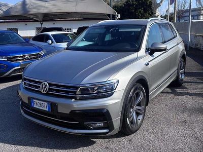Usata VW Tiguan R-line 150 CV (110 kW) 2018 Grigio SUV