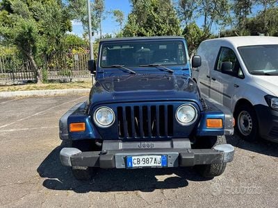 Usata Jeep Wrangler Sport 143 CV (105 kW) 2003 Blu SUV