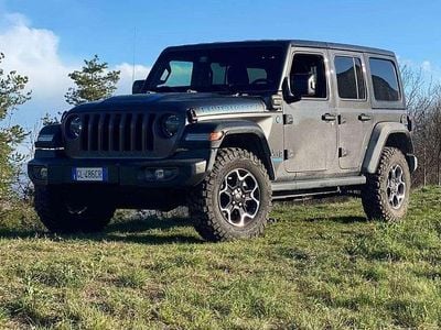 Usata Jeep Wrangler Unlimited Rubicon 272 CV (200 kW) 2022 Grigio scuro SUV