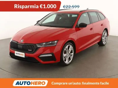 Usata Skoda Octavia RS 245 CV (180 kW) 2021 Rosso Station wagon