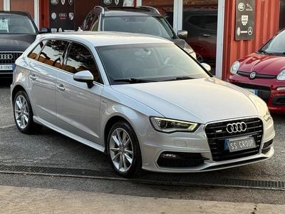 Usata Audi A3 S-Line 105 CV (77 kW) 2014 Argento Berlina