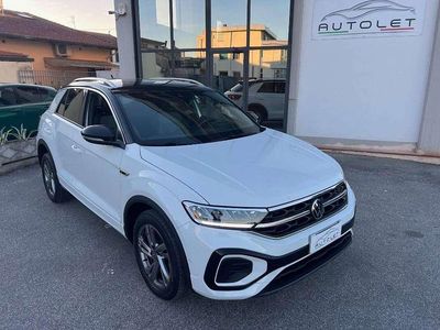 Usata VW T-Roc R-line 110 CV (80 kW) 2022 Bianco SUV