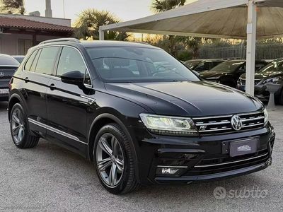 Usata VW Tiguan R-line 116 CV (85 kW) 2018 Nero SUV