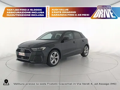 Usata Audi A1 Sportback Advanced Plus 116 CV (85 kW) 2025 Nero mito metallizzato Utilitaria