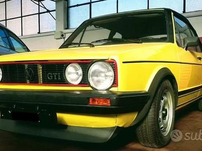 Brugt VW Golf Cabriolet GTI 110 HK (80 kW) 1980 Gul Cabriolet