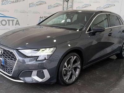 Usata Audi A3 Advanced 116 CV (85 kW) 2022 Grigio Berlina