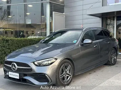 Usata Mercedes C220 AMG line 200 CV (147 kW) 2022 Grigio Station wagon
