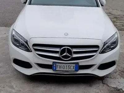 Usata Mercedes C220 170 CV (125 kW) 2017 Bianco Station wagon