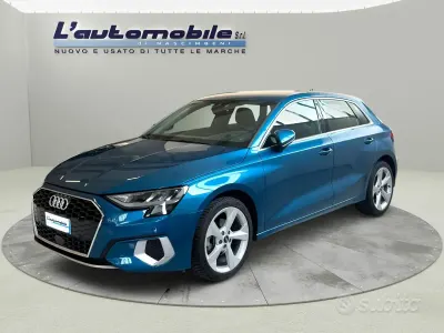 Brugt Audi A3 Advanced 116 HK (85 kW) 2022 Blå Sedan