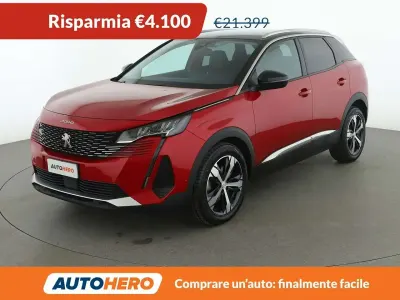 Begagnad Peugeot 3008 Allure 131 HK (96 kW) 2021 Röd SUV