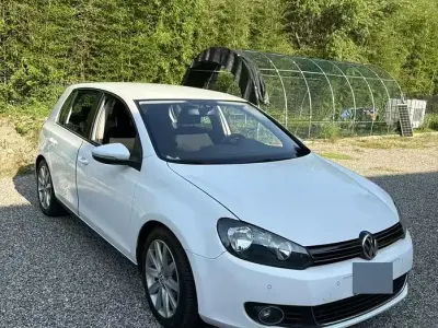 Usata VW Golf VI Highline 105 CV (77 kW) 2010 Bianco Utilitaria