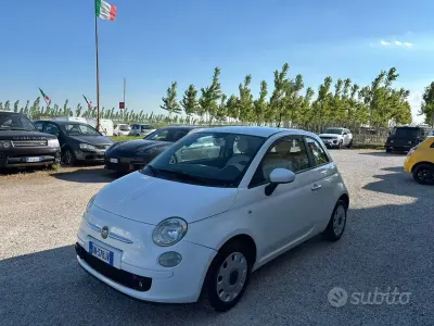 Usata Fiat 500 69 CV (50 kW) 2009 Bianco Cabrio