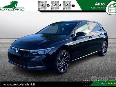 Usata VW Golf VIII Life 200 CV (147 kW) 2022 Nero metallizzato Berlina