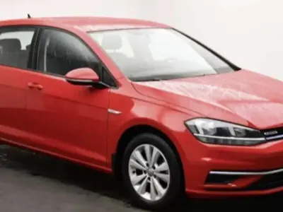 Usata VW Golf VII Comfortline 131 CV (96 kW) 2019 Rosso Berlina